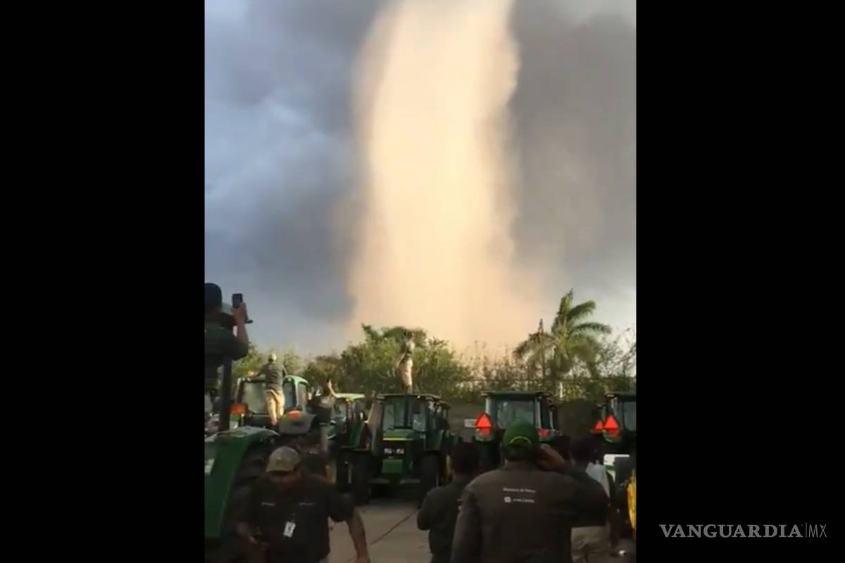 Captan impresionante tornado en Sinaloa