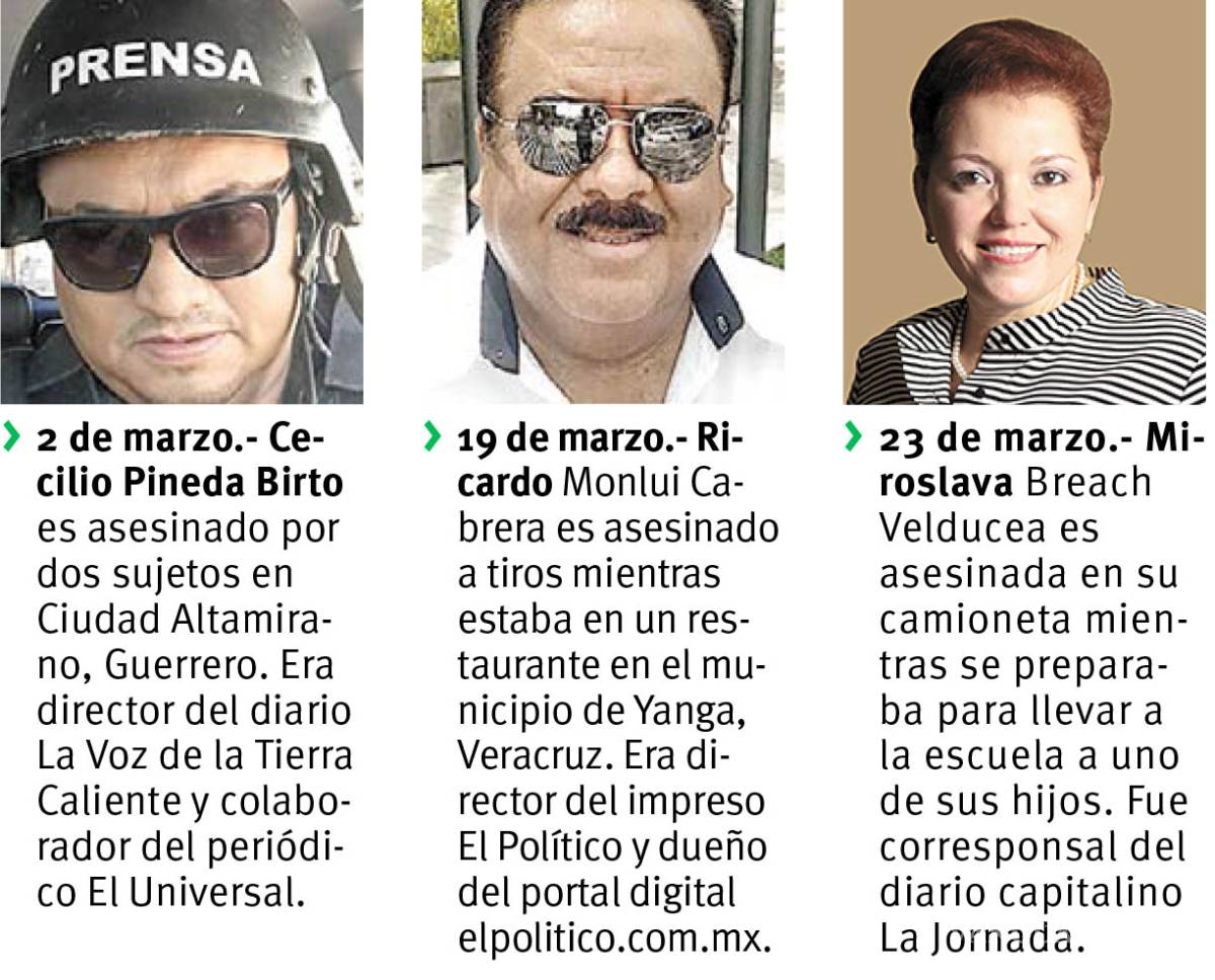 $!Un sexenio negro para el periodismo en México
