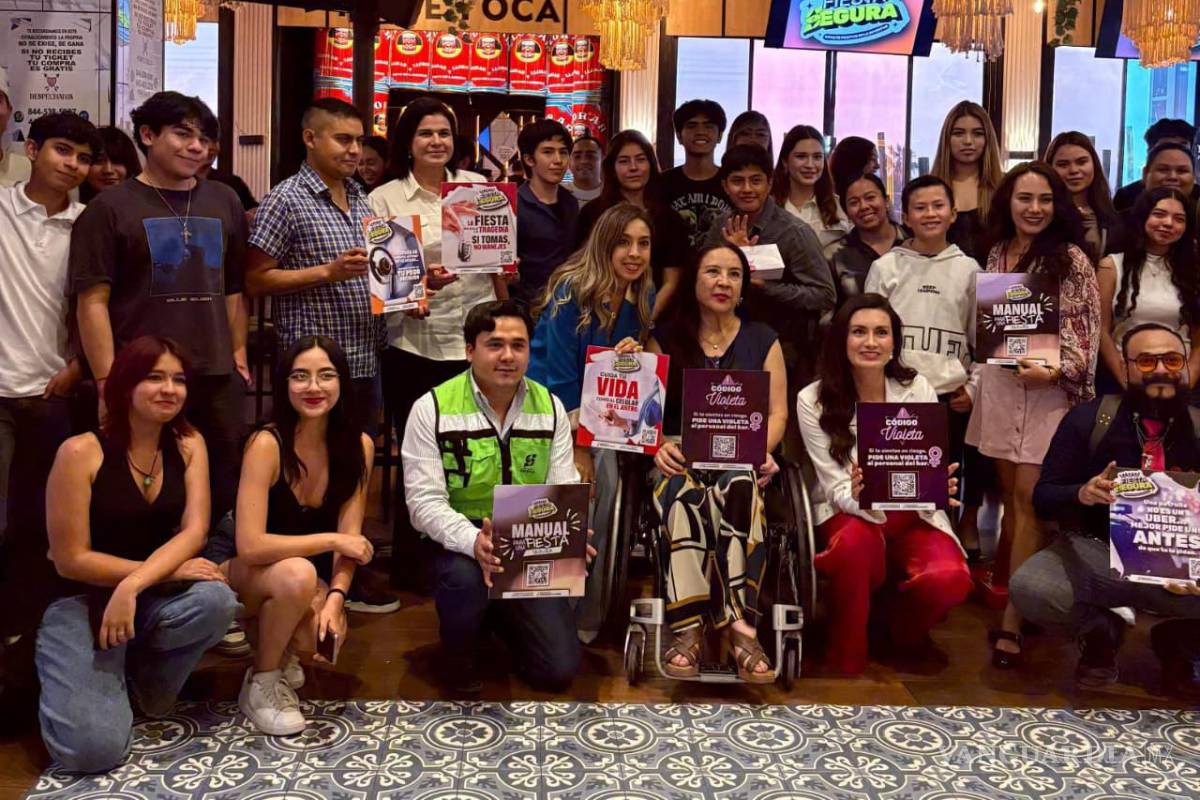 Saltillo impulsa ‘Fiesta Segura’ para proteger a jóvenes en bares y antros
