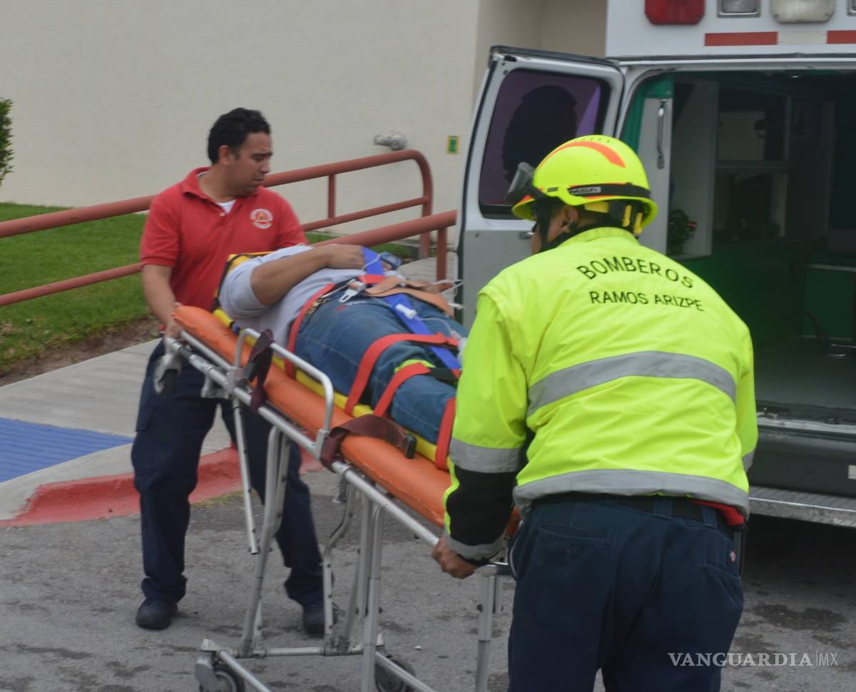 Aparatoso accidente en el Libramiento Norponiente, en Ramos Arizpe