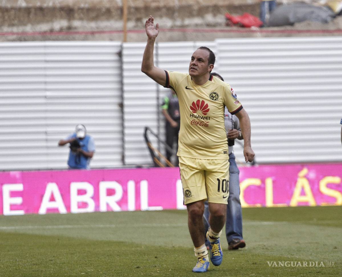 $!Golea CA a Monarcas en despedida de Cuauhtémoc Blanco