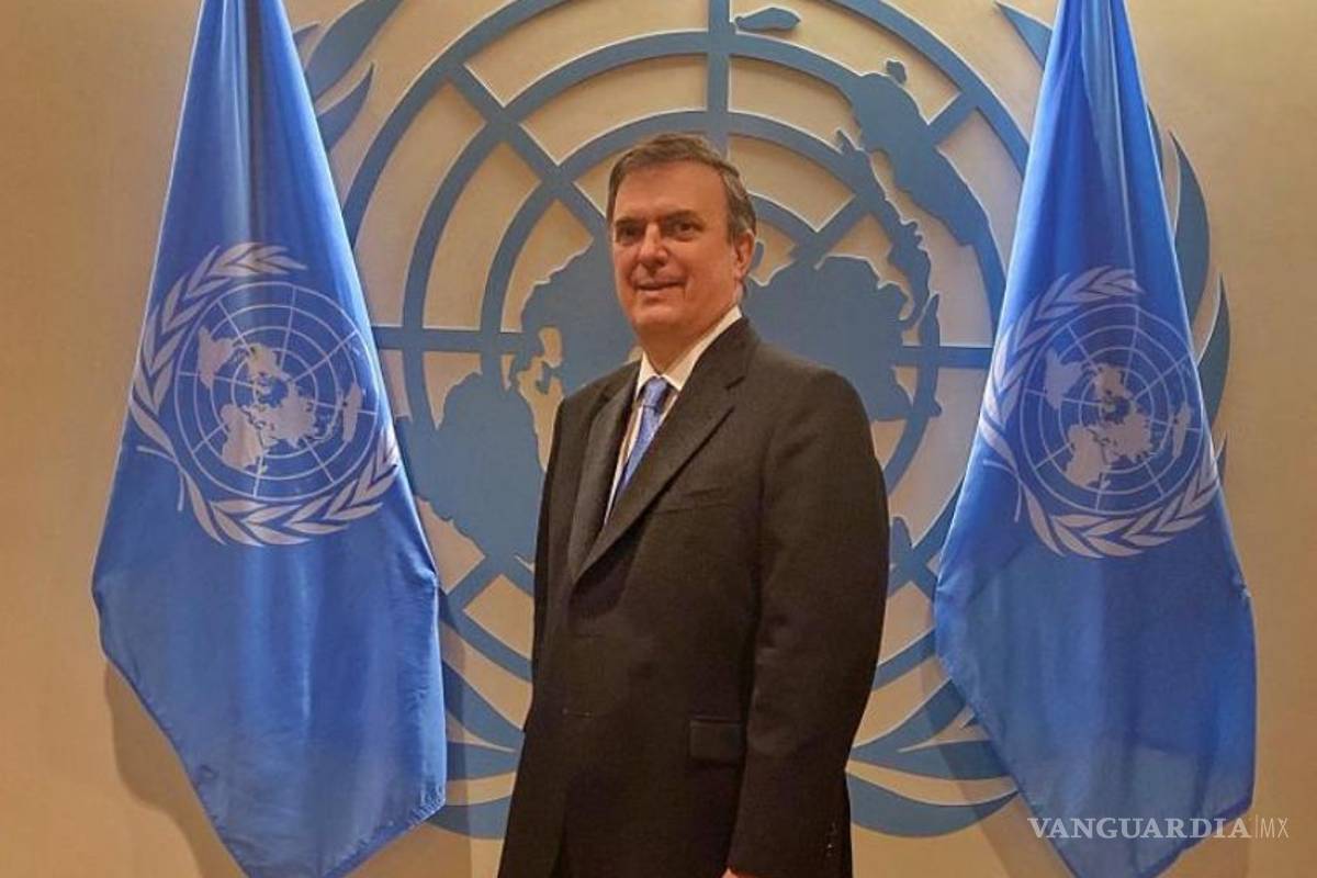 &quot;Nos ocupa la lucha contra el terrorismo&quot; Ebrard en la Asamblea General de la ONU