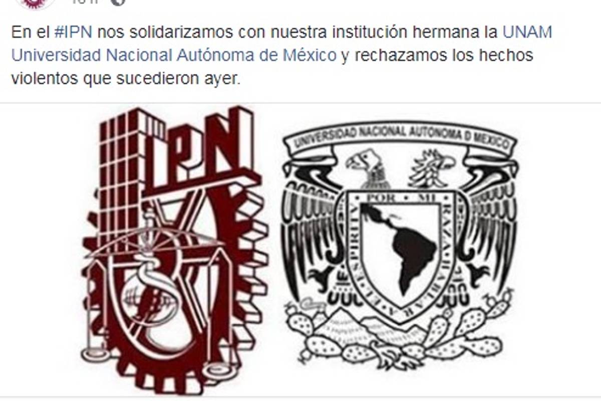 IPN y UAM se solidarizan con alumnos de UNAM