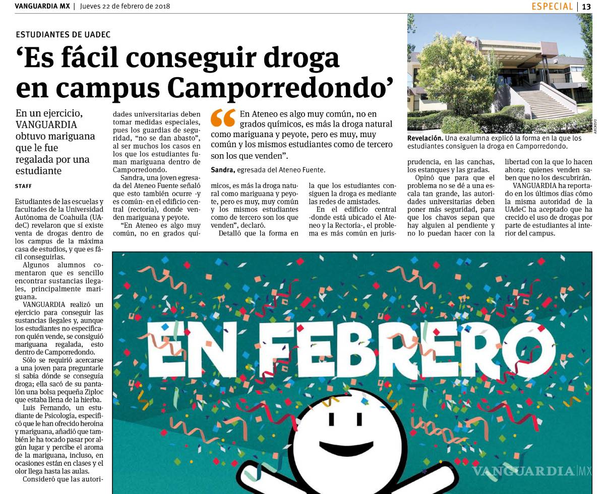 $!‘Cazan’ a vendedores de droga en escuelas privadas de Coahuila; narcomenudeo crece 157%