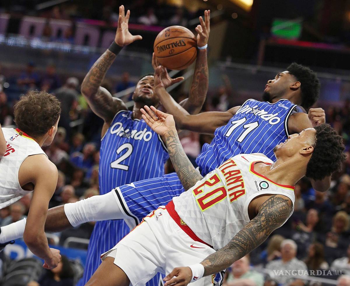 $!La 'magia' de Orlando le 'corta el vuelo' a los Hawks