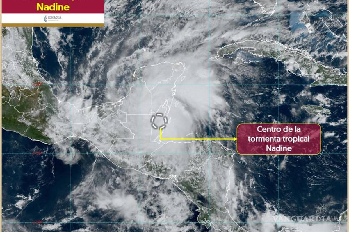 Tormenta tropical ‘Nadine’ tocará tierra hoy: conoce su trayectoria en el Océano Atlántico