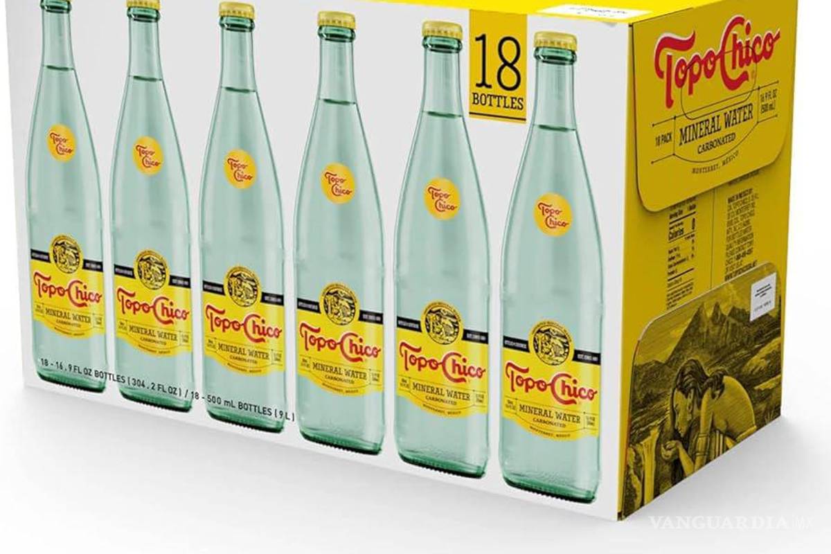 Retiran botellas de agua mineral Topo Chico de tiendas de EU por posible bacteria