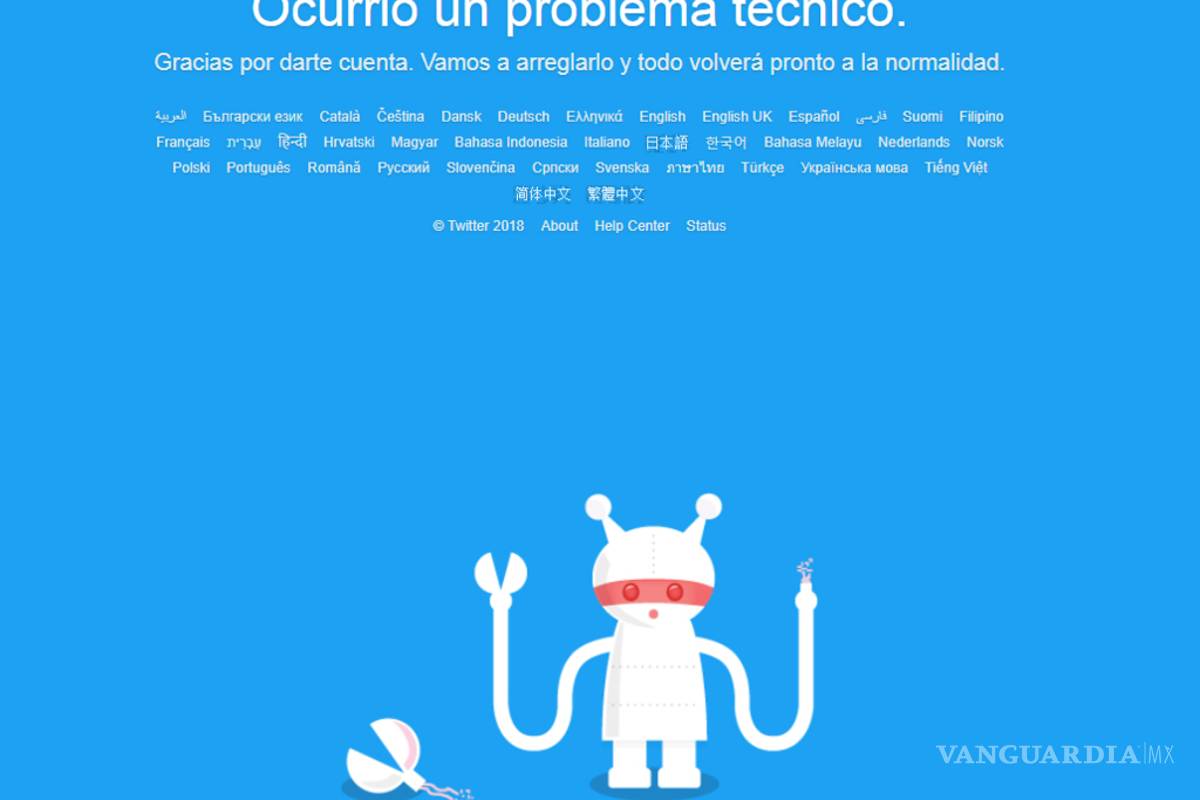 Reportan caída de Twitter alrededor del mundo