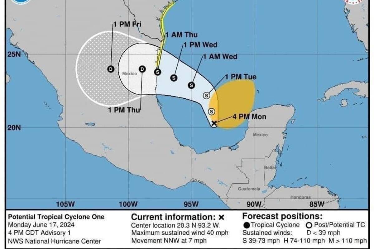 $!El primer ciclón de la temporada podría golpear con fuerza a Coahuila.