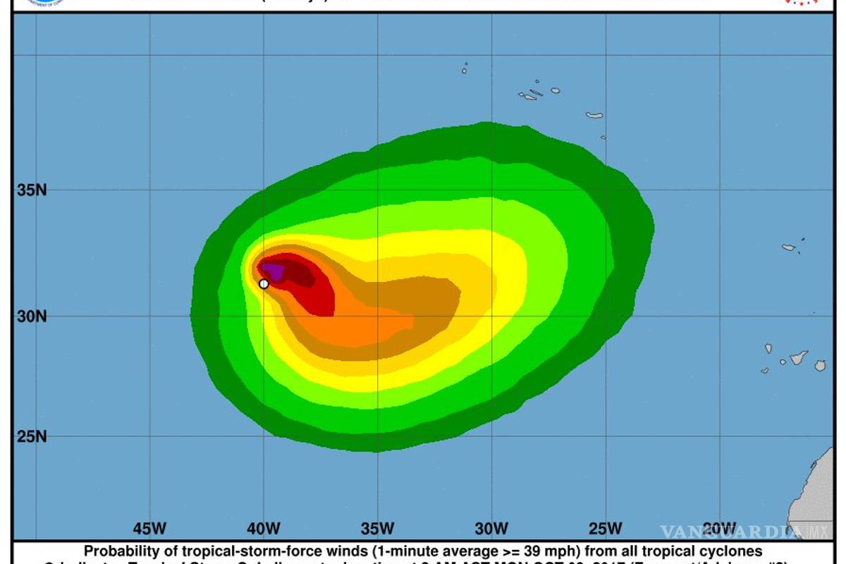 ‘Ofelia’, una nueva tormenta tropical en el Atlántico