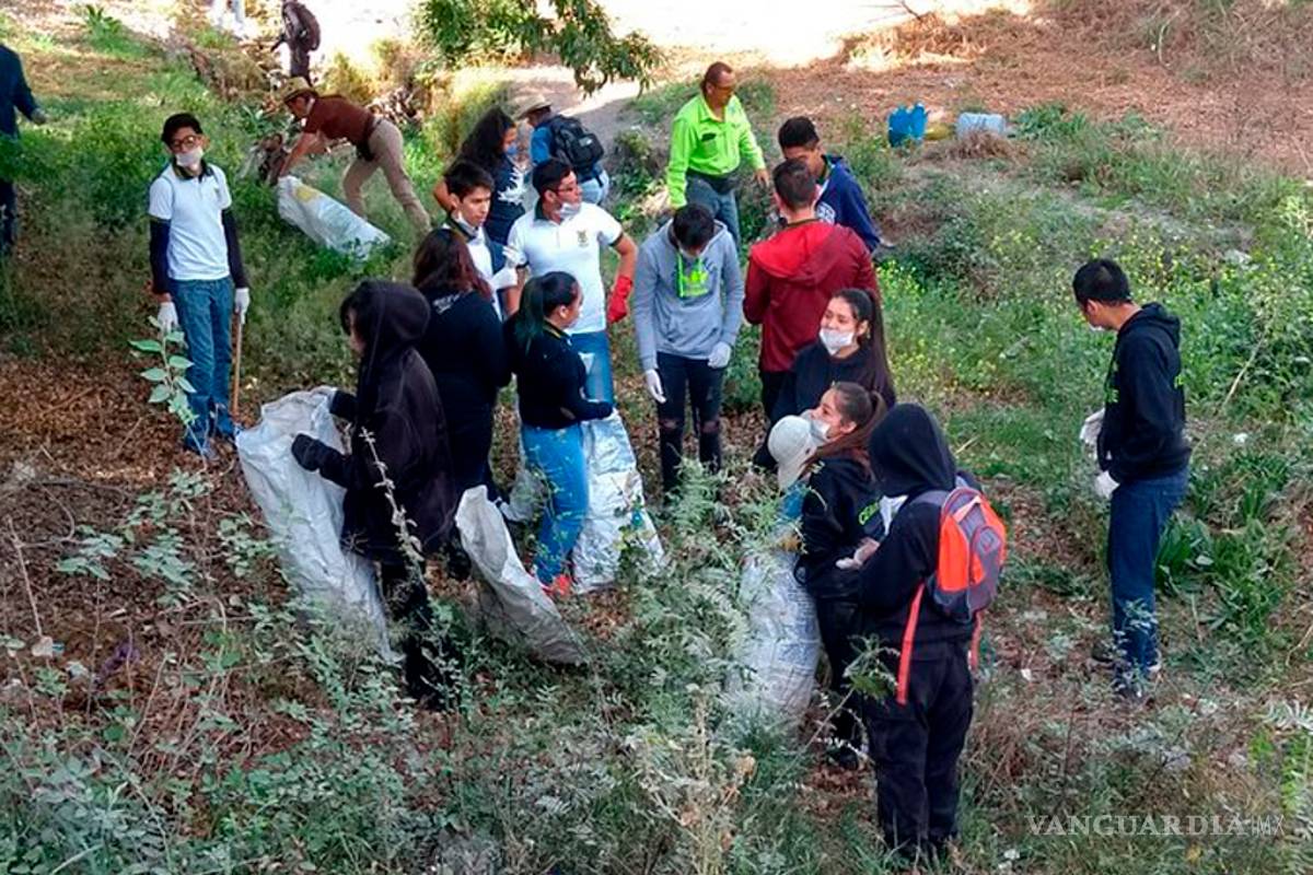 Con el #BasuraChallenge en Saltillo convocan a limpiar una parte del arroyo Agua Azul