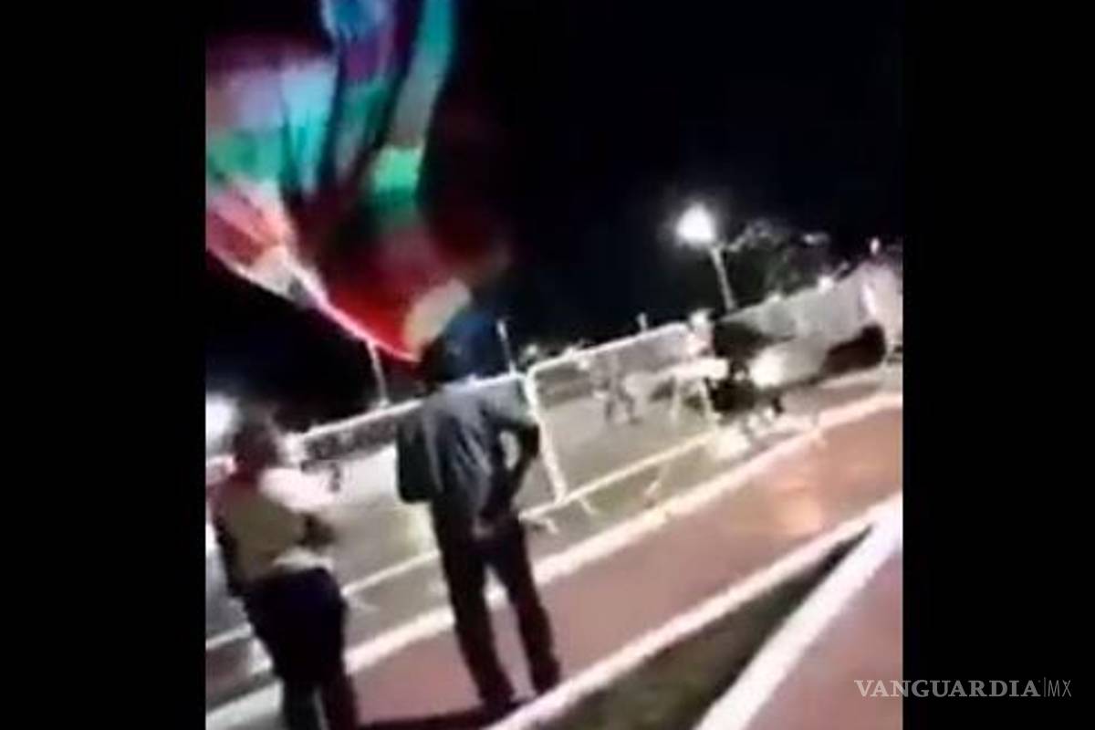Así arrastró un globo aerostático a personas en un festival en Tamaulipas (video)