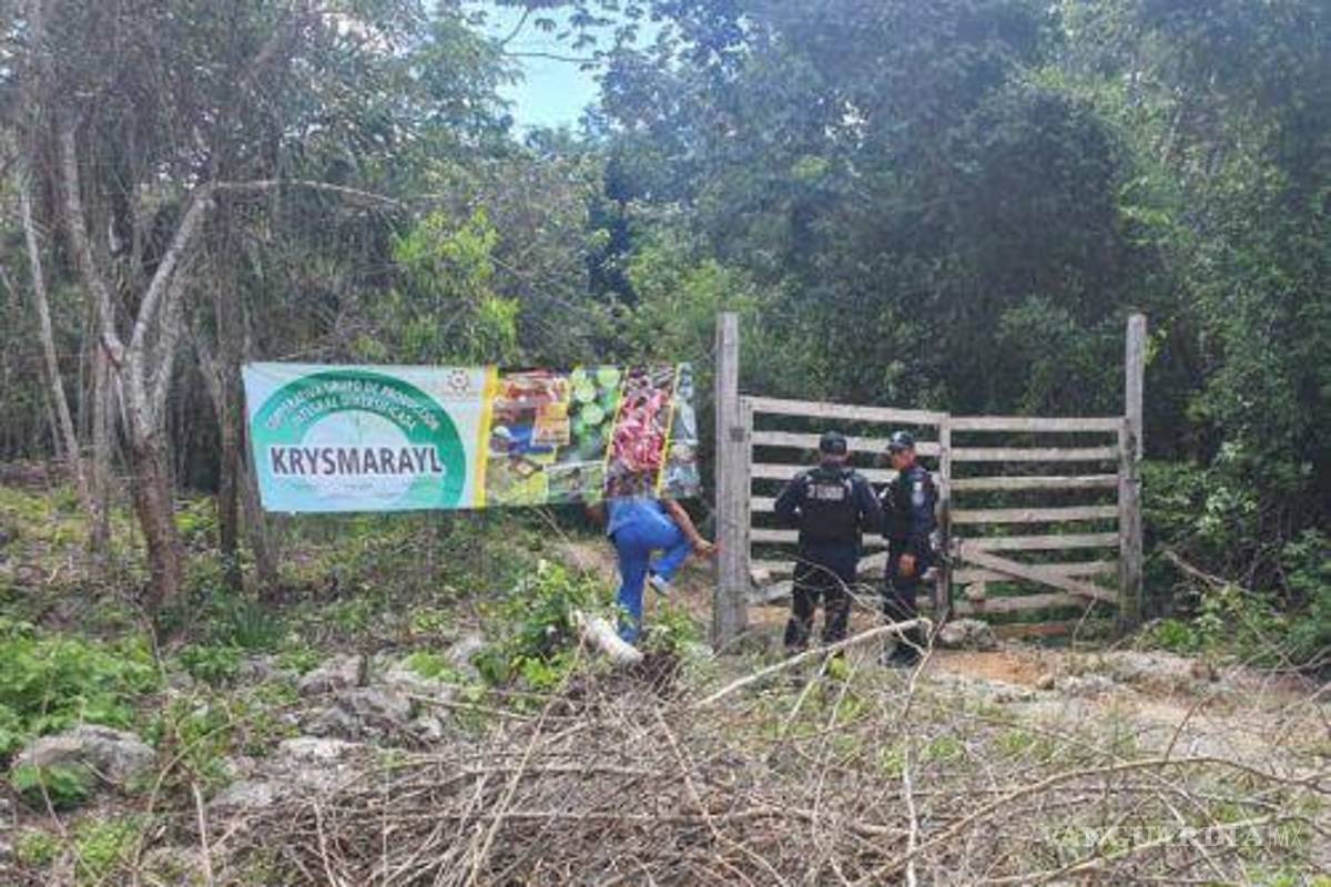 Niegan fosa en ruta del Tren Maya en Quintana Roo