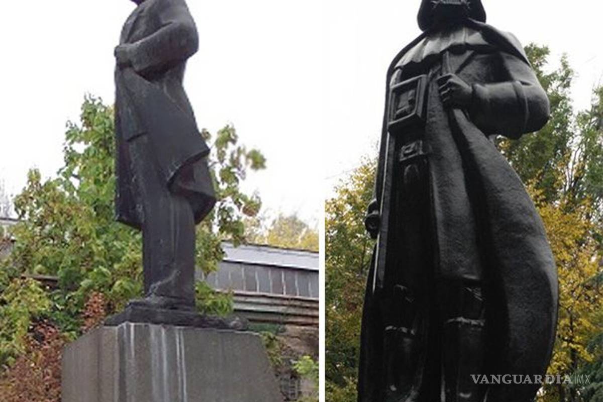 Cambian a Lenin por Darth Vader