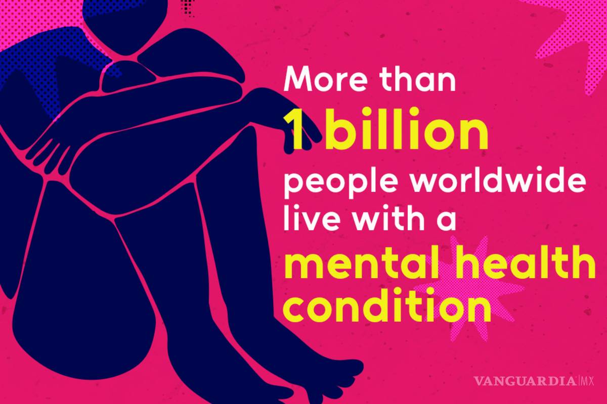 Alerta la OMS que millones de personas en el mundo sufren algún tipo de desorden mental