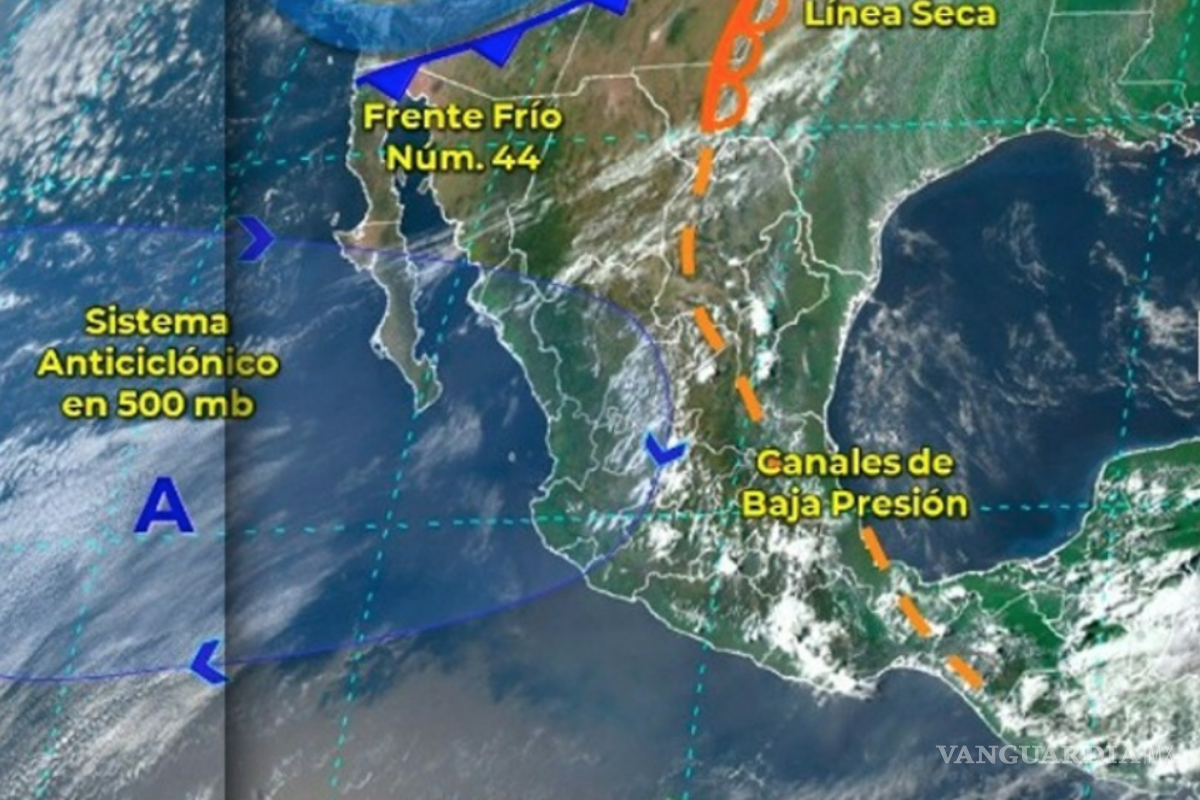 Se espera que Frente Frío 44 cause tormentas y granizadas en norte de México
