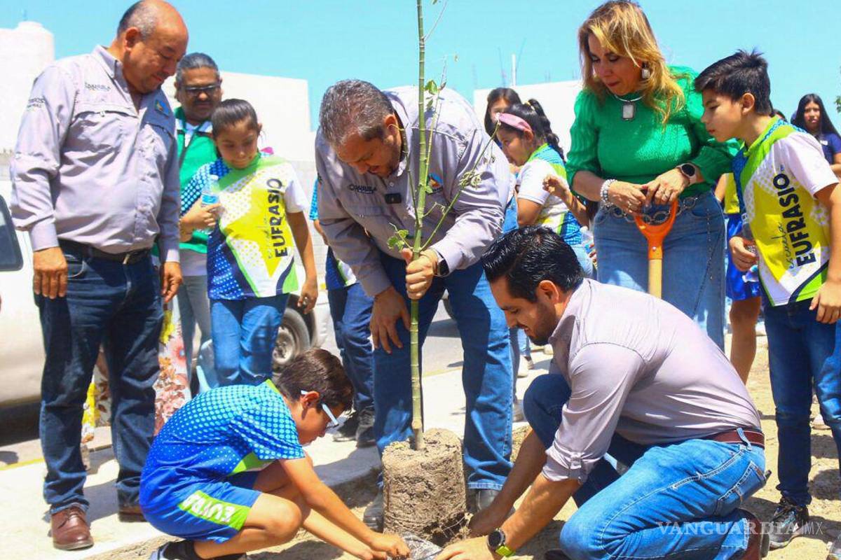 Suman más de mil 700 árboles plantados en Ramos Arizpe, en lo que va del año