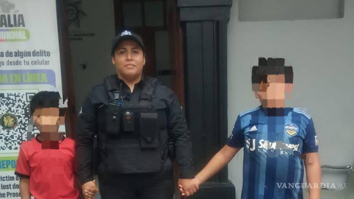 Niños de siete años se extravían en Nuevo León por salir a buscar un campo de fútbol