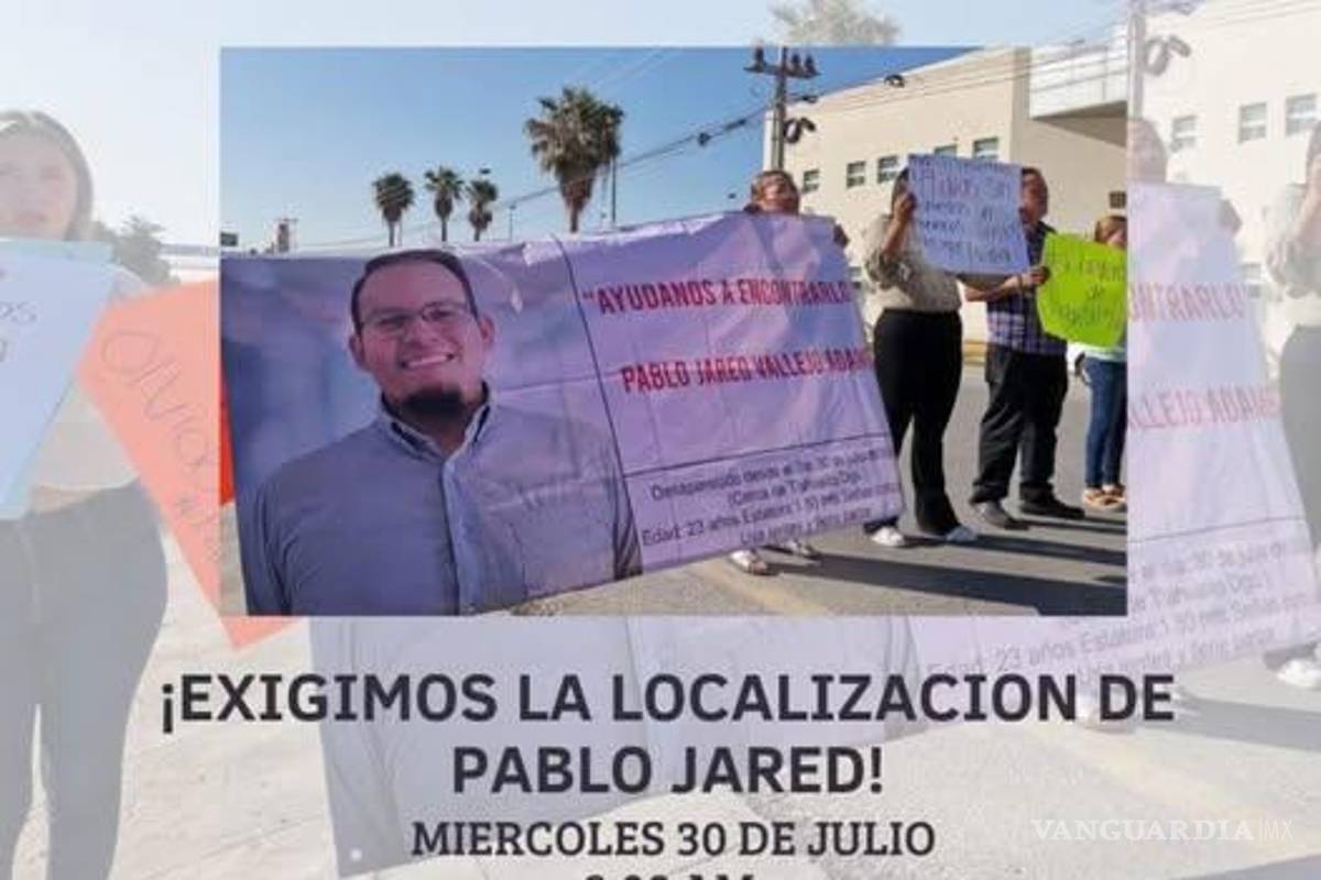 $!Familiares de Pablo Jared convocaron una marcha a un año de su desaparición.