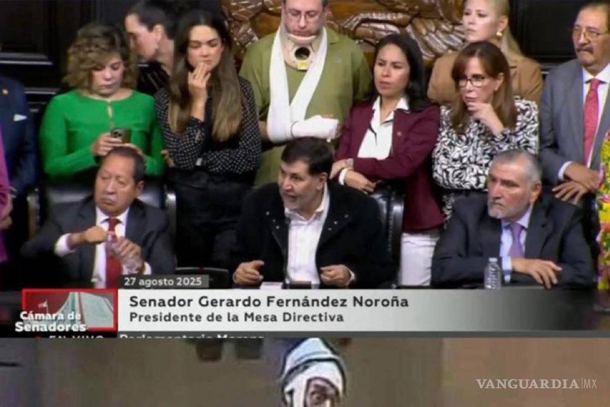 $!Asi fue grabado el encontronazo entre ‘Alito’ Moreno y Noroña desde múltiples cámaras; desata ola de memes