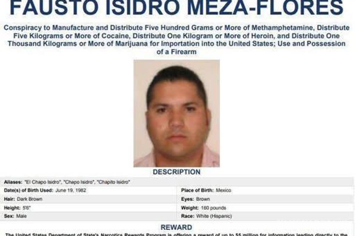$!‘El Chapo Isidro’, único mexicano en la lista de los 10 fugitivos más buscados del FBI