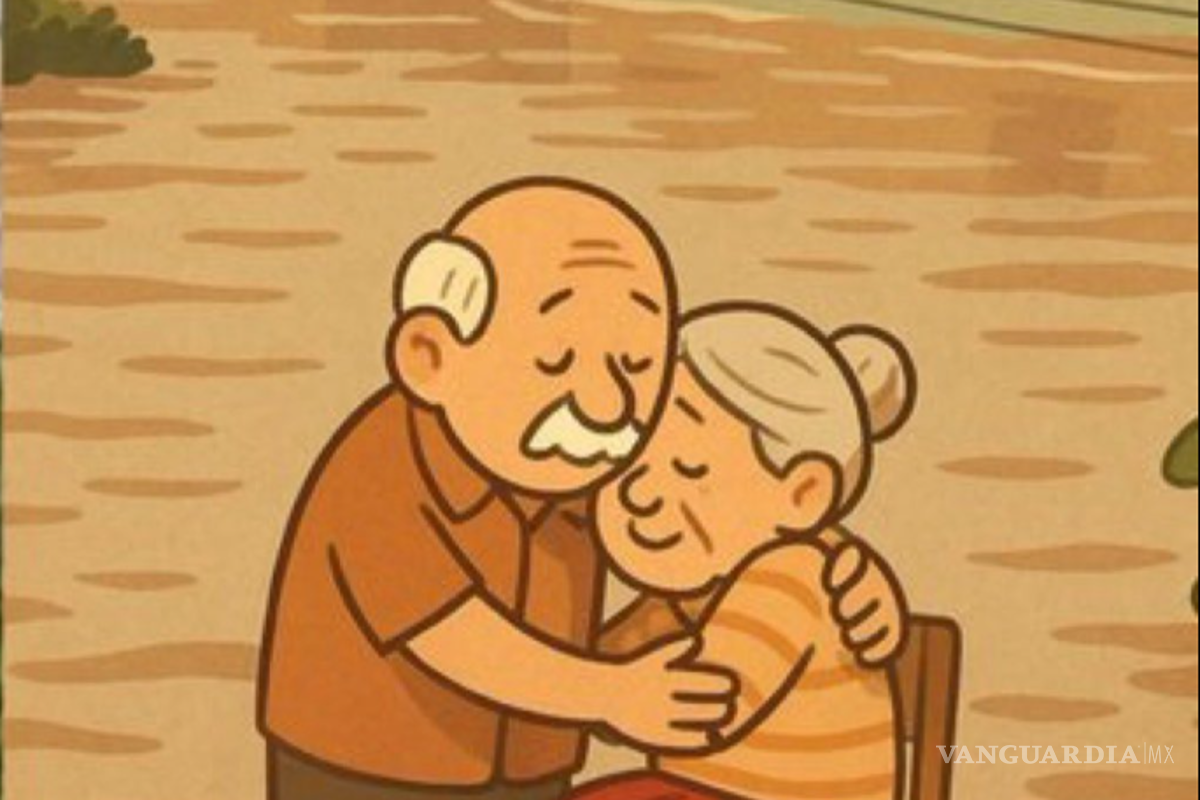 $!Fallece Doña Elodia, abuelita viral por abrazar a su esposo en plena inundación en Veracruz
