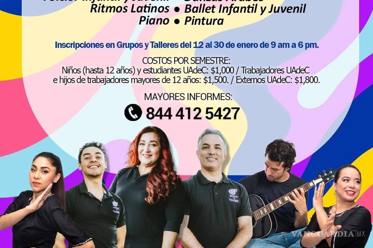 $!Los Talleres Artísticos de la UAdeC ofrecen disciplinas como música, baile y pintura, abiertas tanto a la comunidad universitaria como al público en general.