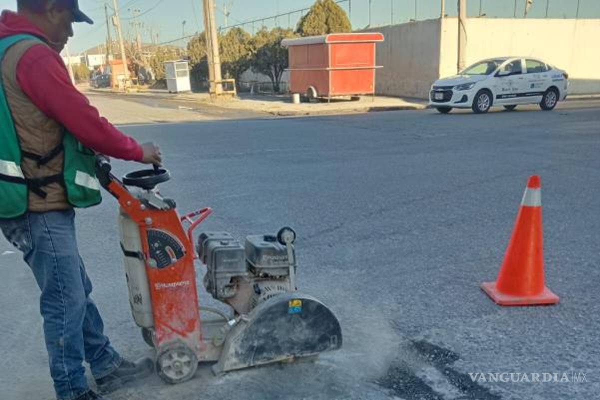 $!El área intervenida presentaba baches profundos y daños severos.