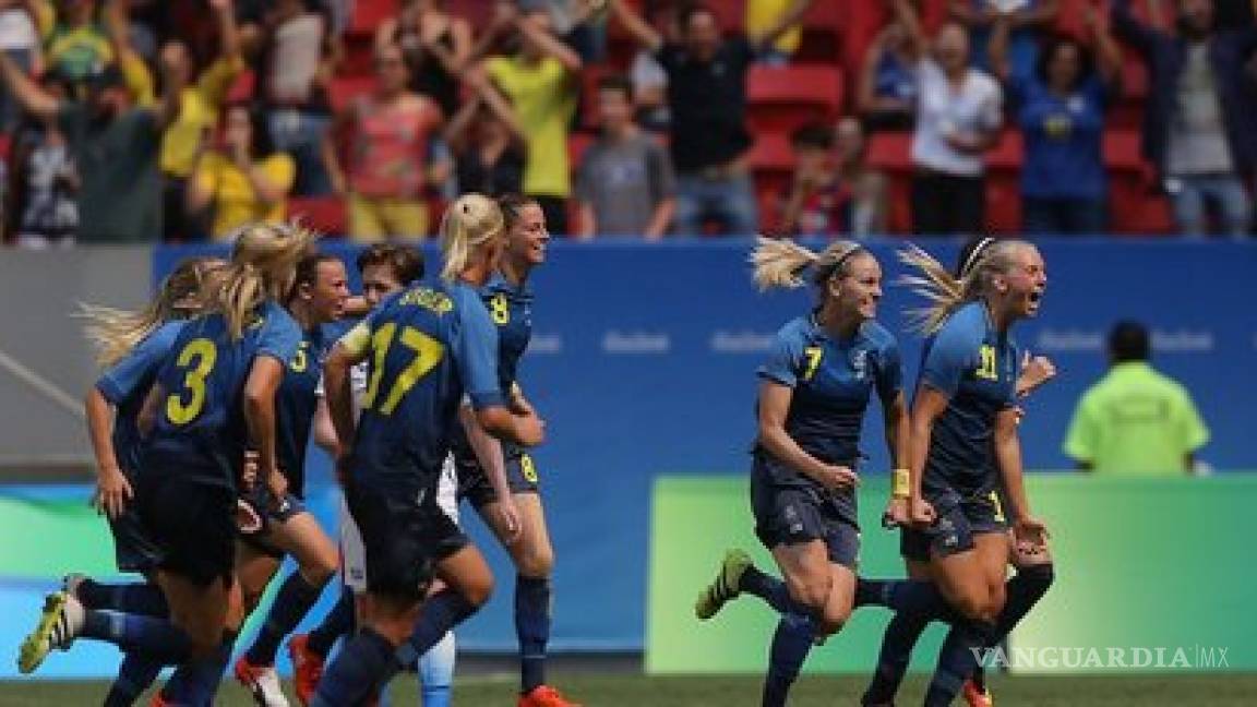 Suecia elimina a las campeonas olímpicas y se clasifica a semifinales