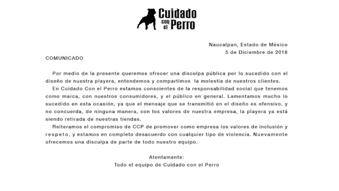 $!'Cuidado con el Perro' vende playeras... ¡con manual para violar mujeres!