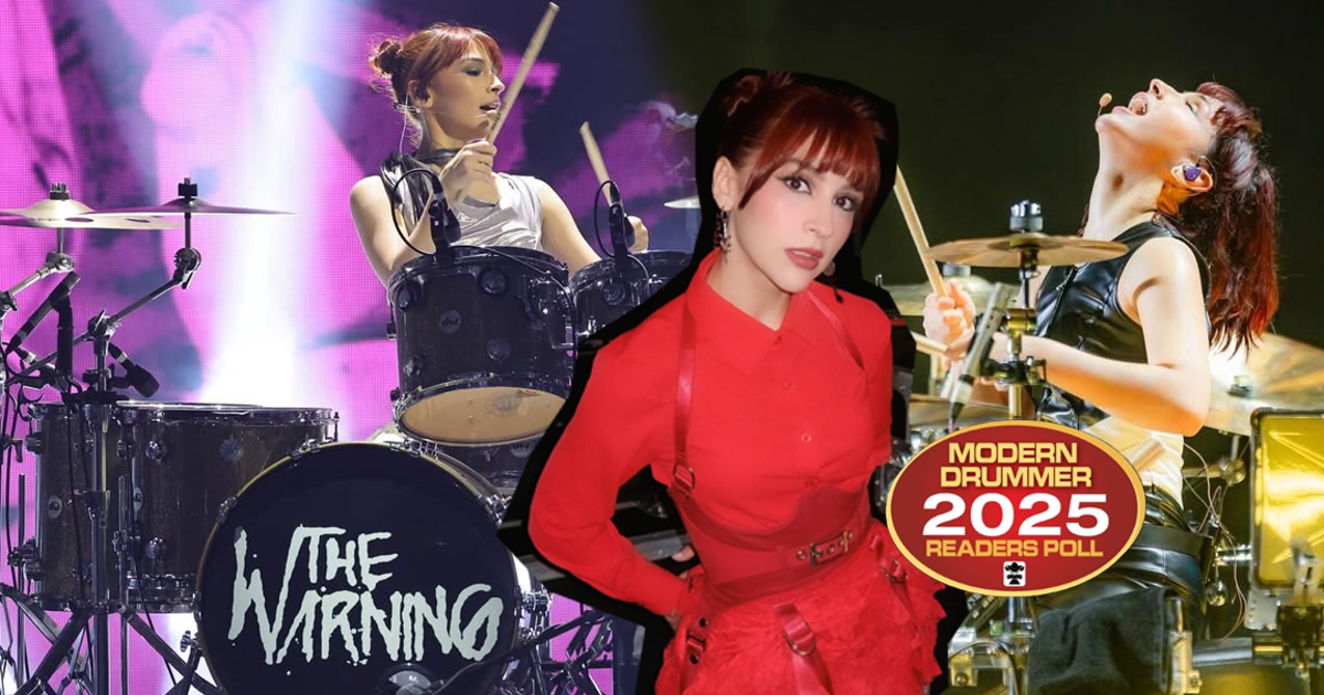 Paulina Villarreal, de The Warning, es nombrada la Mejor Baterista de Rock 2025 por Modern Drummer