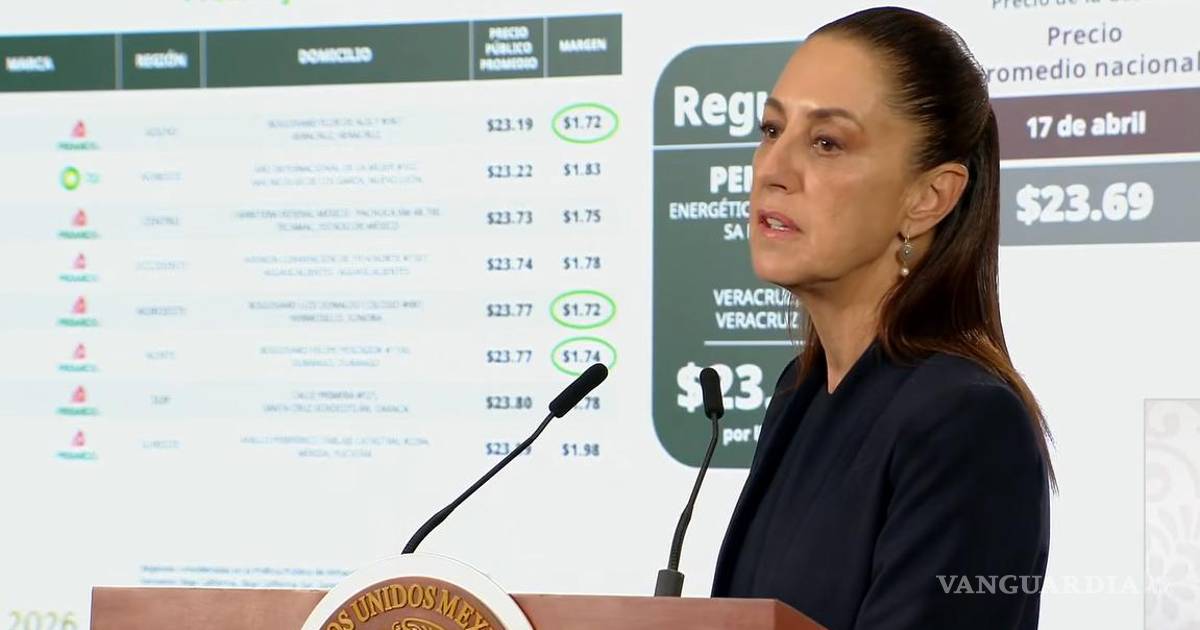 Anuncia Sheinbaum operativo de la SHCP contra gasolineras con diésel caro... ‘No hay razón de ser para el precio’