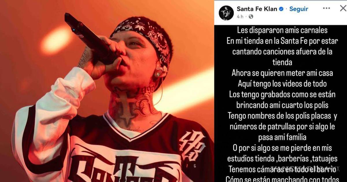 Santa Fe Klan denuncia presunto ataque de policías contra su familia en Guanajuato