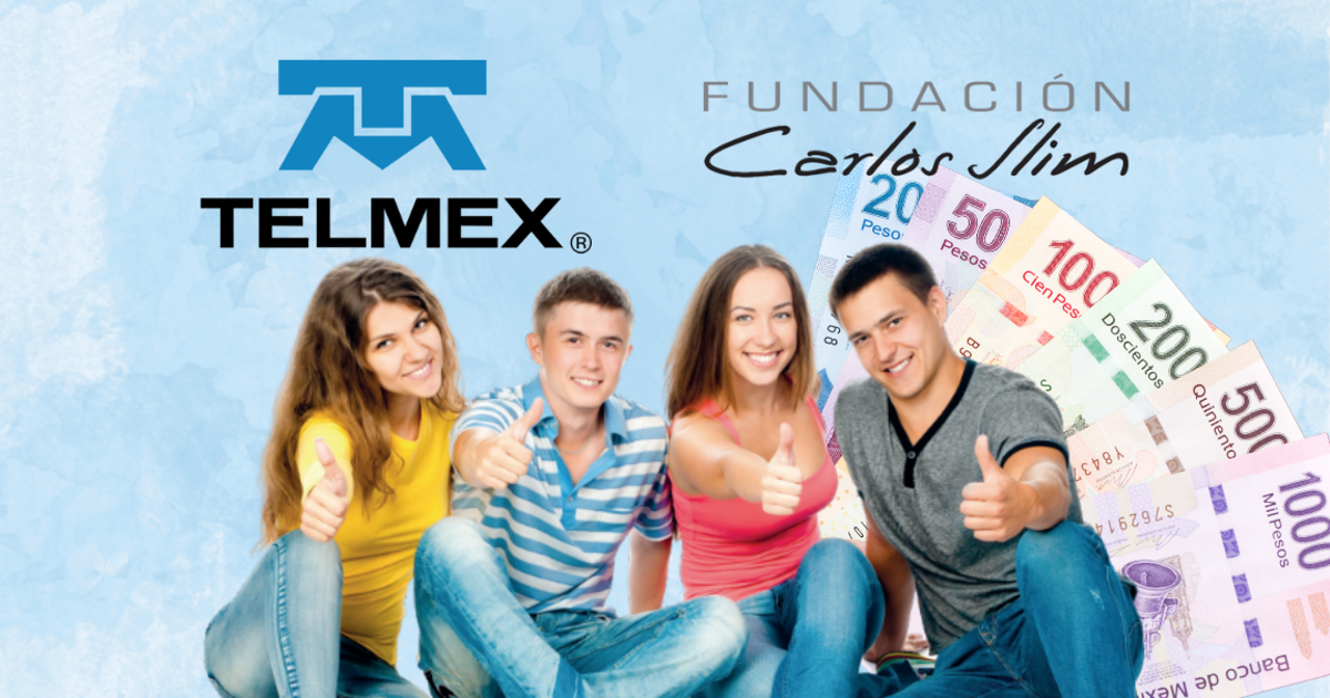 Fundación Telmex Telcel e Instituto Carlos Slim ofrecen hasta 5 mil becas para estudiantes mexicanos