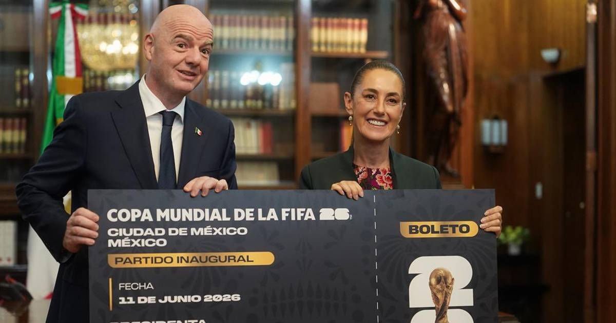 Sheinbaum regalará el primer boleto de la Inauguración del Mundial 2026 en el Azteca