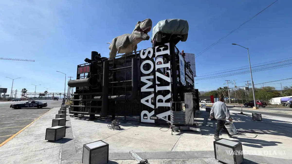 ¿Qué pasó con los símbolos rotarios tras la construcción de la entrada monumental de Ramos Arizpe?
