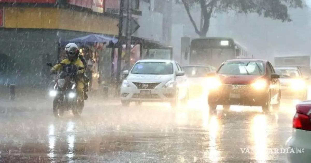 ¡Parece que va a llover!... En qué estados de México habrá fuertes lluvias, granizadas e inundaciones según el SMN
