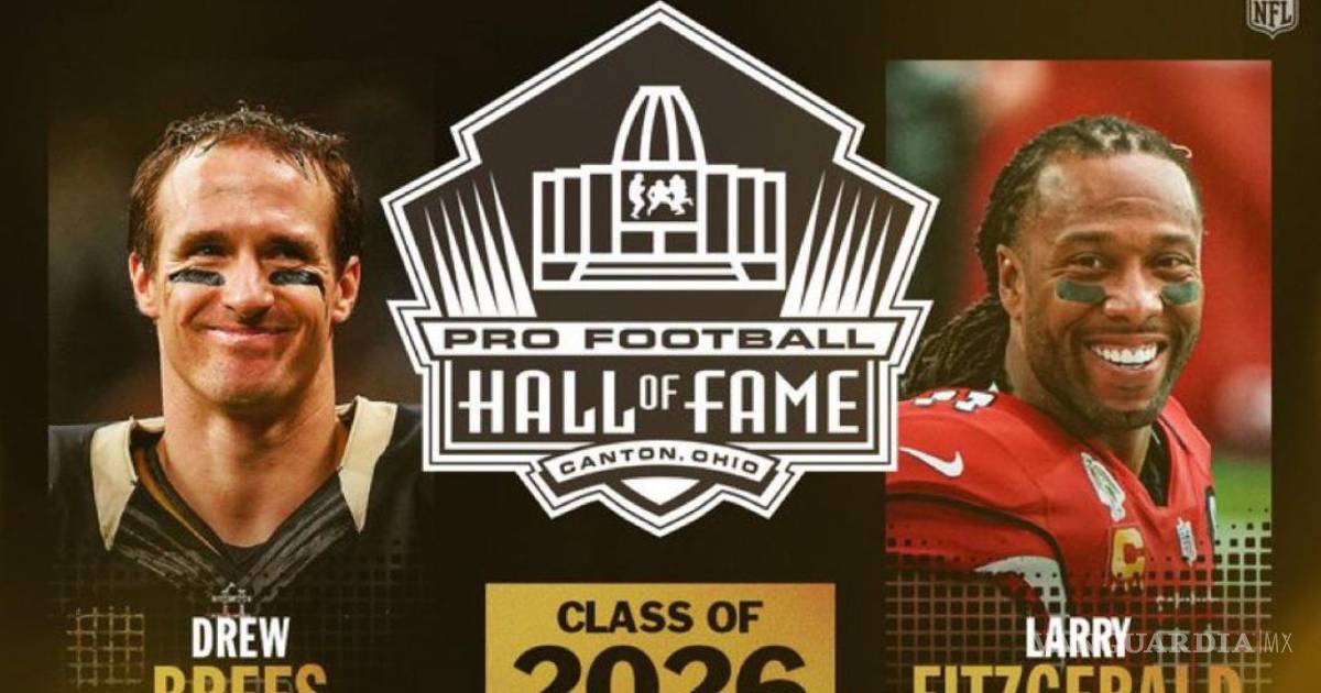 Drew Brees, Larry Fitzgerald, Luke Kuechly, Adam Vinatieri y Roger Craig elegidos al Salón de la Fama