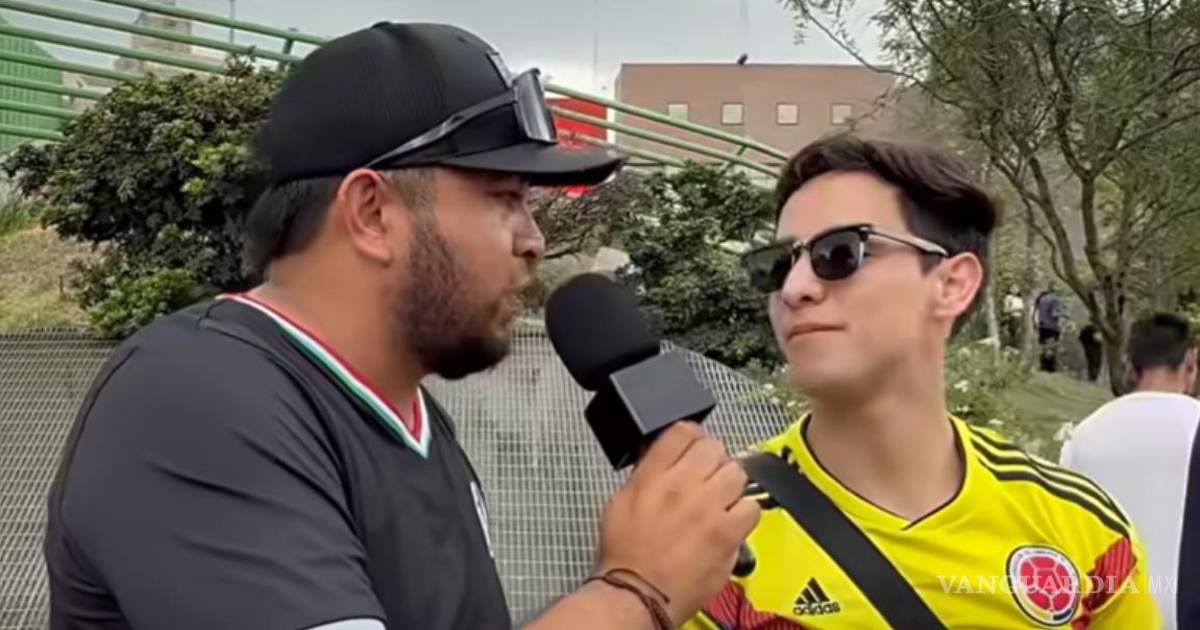 Colombiano... ¡¿saltillense?!: Confunden a oriundo de Saltillo con aficionado de Colombia en la Macroplaza de Monterrey
