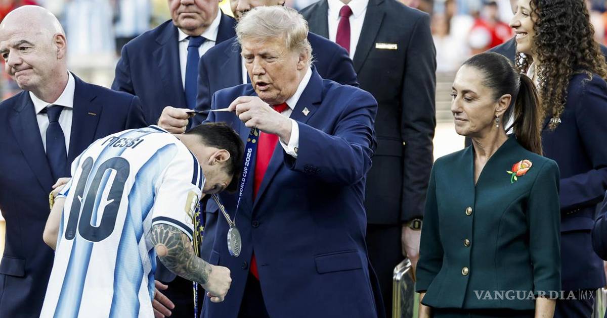 ‘No hubo falta de respeto de seleccionados argentinos’... Sheinbaum descarta desaire de Messi a Trump