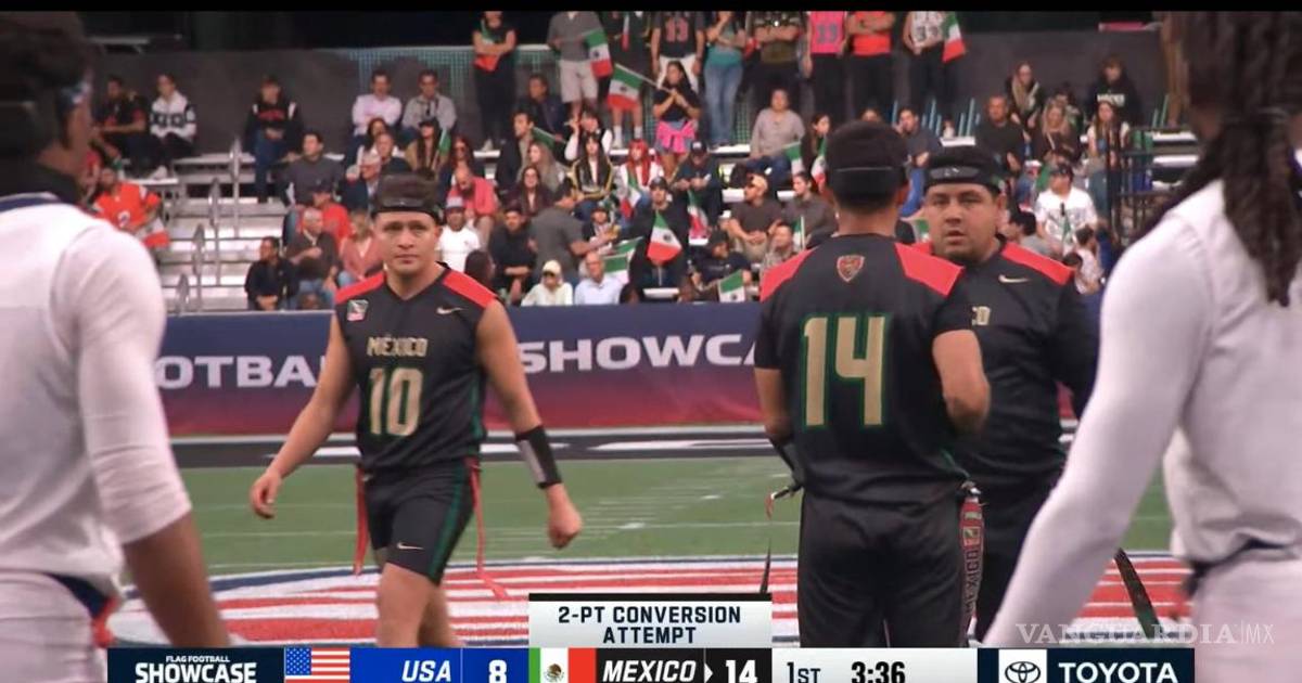 México cae ante Estados Unidos en el Flag Football Showcase previo al Super Bowl LX