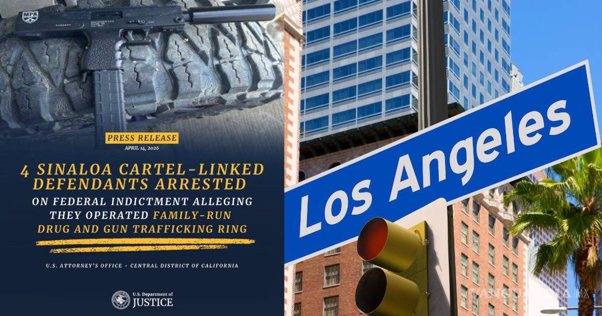 Detienen a una familia en Los Ángeles por vínculos con el cártel de Sinaloa