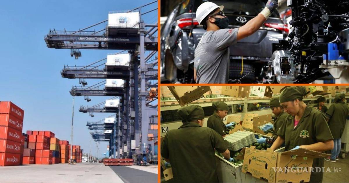 Exportaciones de México crecen 34% en junio y suman cinco meses seguidos de alzas a dos cifras en 2026