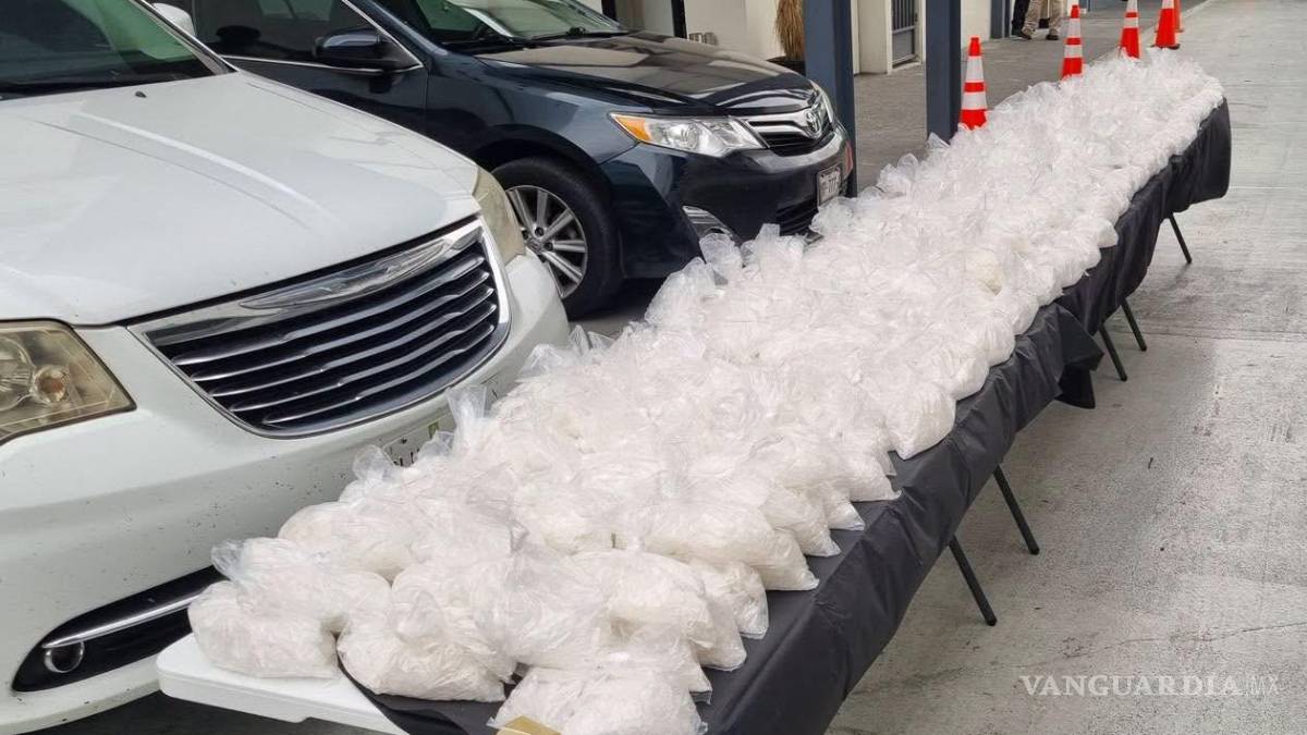 Golpe al tráfico de drogas en Nuevo León: decomisan 135 kilos de cristal