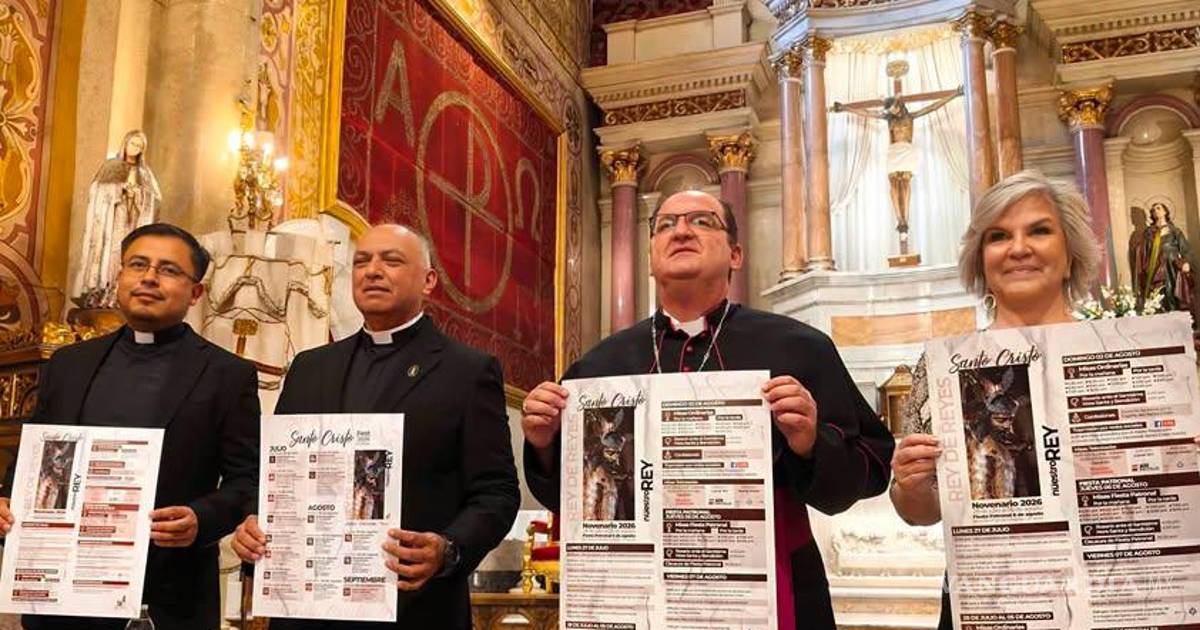 Saltillo: con devoción y cultura presentan el programa para el Novenario y el Santo Cristo Fest 2026