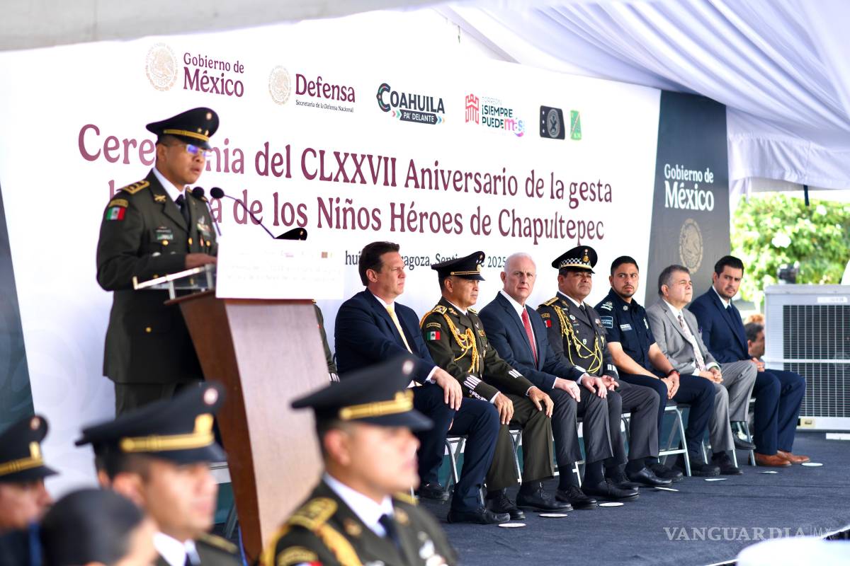 Conmemoran en Torreón la Gesta Heroica de Chapultepec