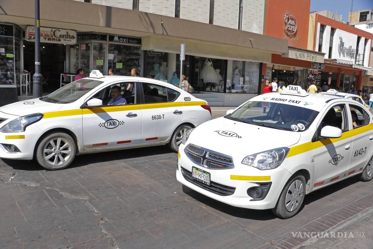 Saltillo: Taxistas piden seguros accesibles, validación de taxímetros y corralón económico