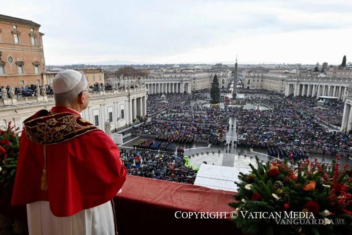 $!León XIV trazó una “geografía del dolor” y pide el cese al fuego inmediato en Gaza y Ucrania