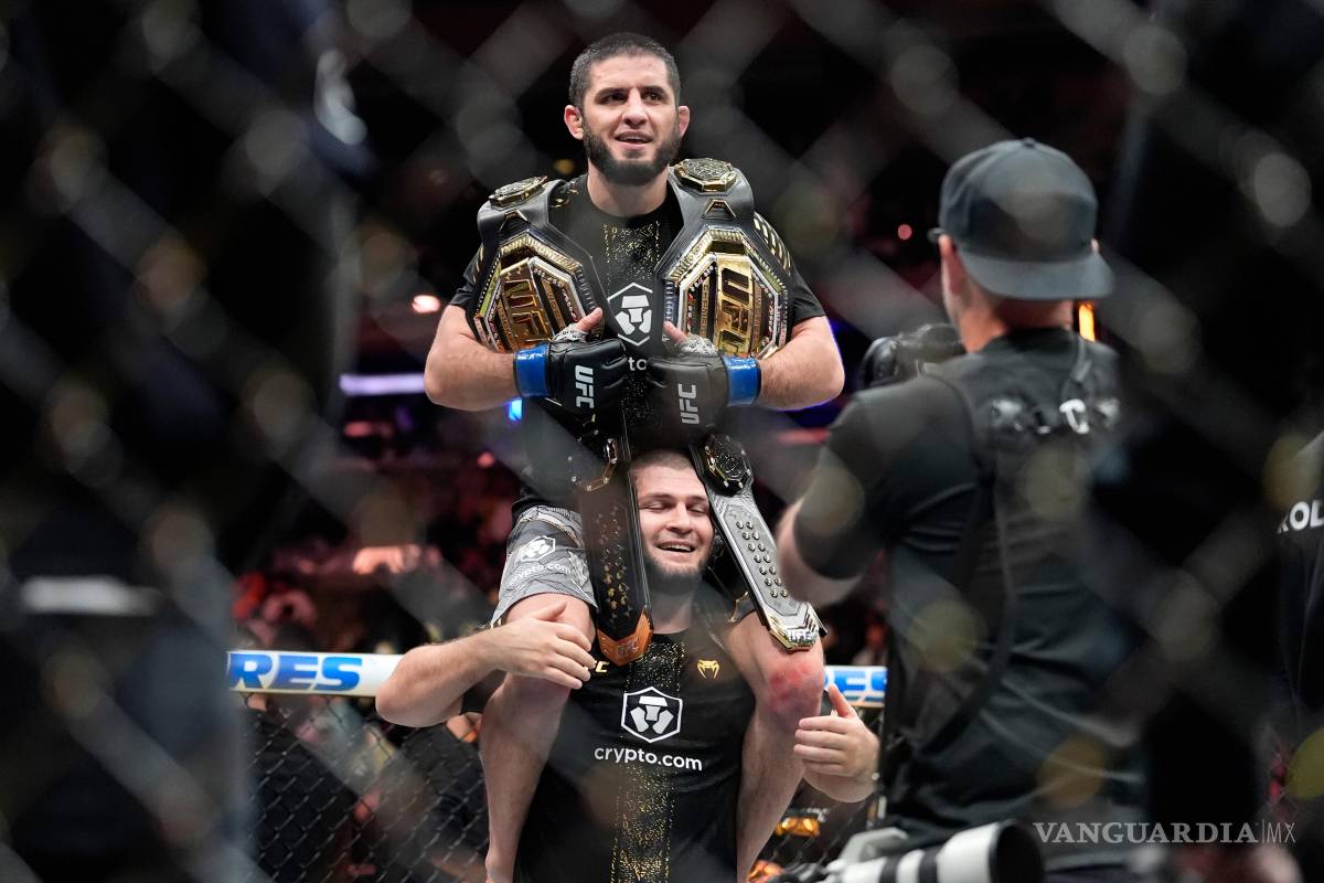 Makhachev reafirma su estatus como doble campeón de la UFC tras vencer a Della Maddalena