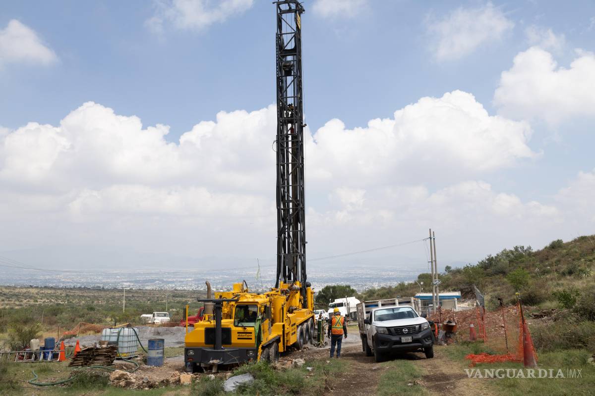 $!Está en desarrollo el Pozo El Carbón, ubicado en las faldas de la sierra de Zapalinamé, que beneficiará a cerca de 70 mil habitantes de los sectores oriente y sur.